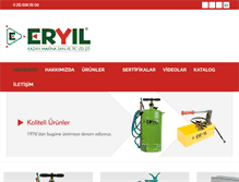 Tablet Screenshot of eryilmakina.com